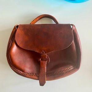 Gorgeous Handmade Leather Satchel (Mexico)